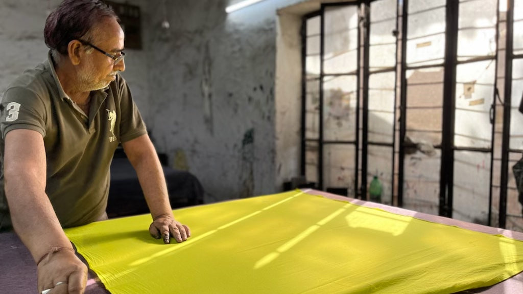 Behind the scenes of hand block-printing