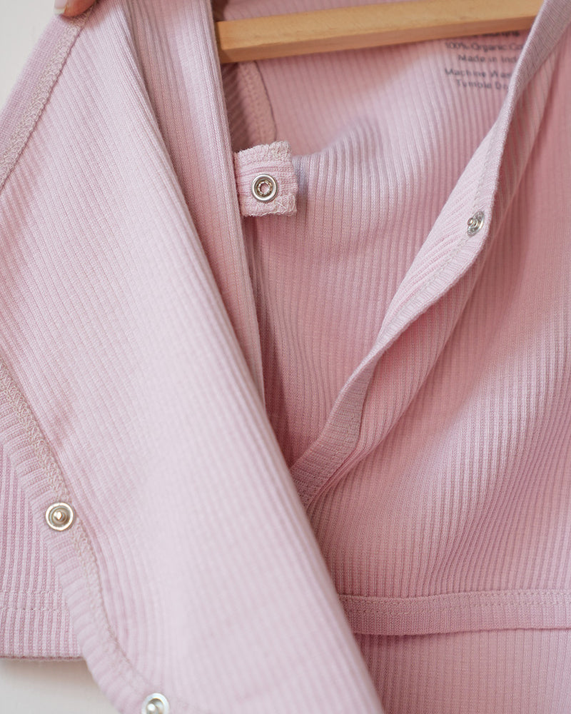 Baby-romper-for-girls-boys-pink