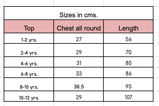 Size guide