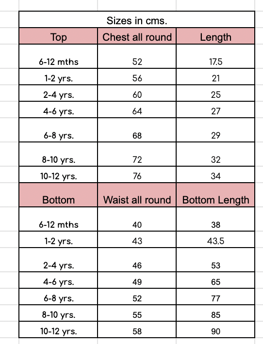 Size guide