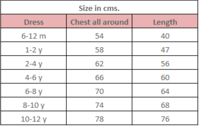 Size guide
