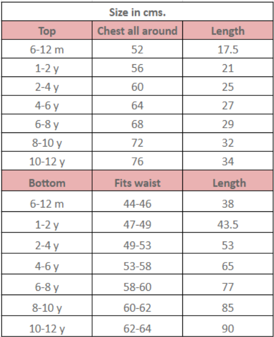 Size guide