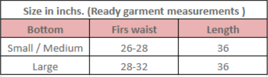Size guide