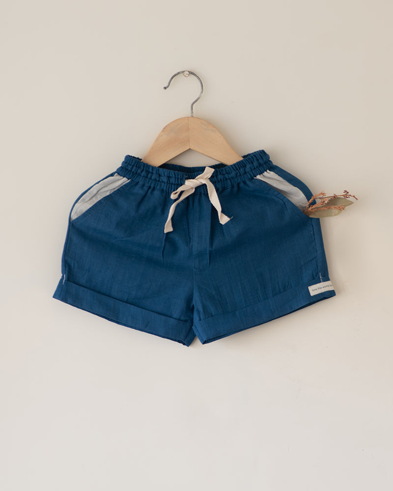 Skygaze blue unisex shorts