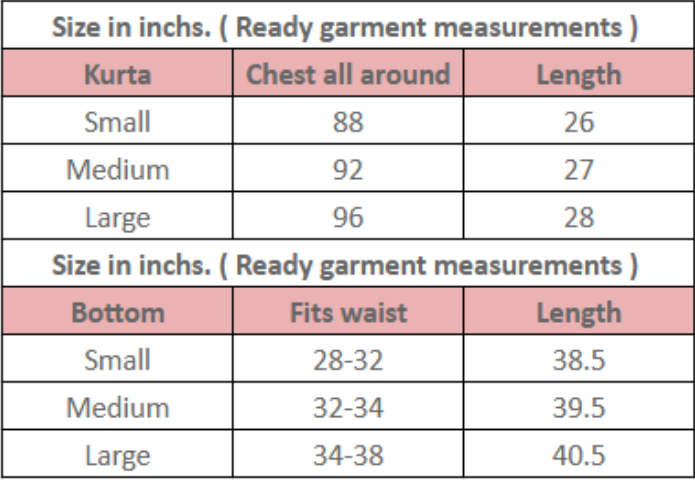 Size guide