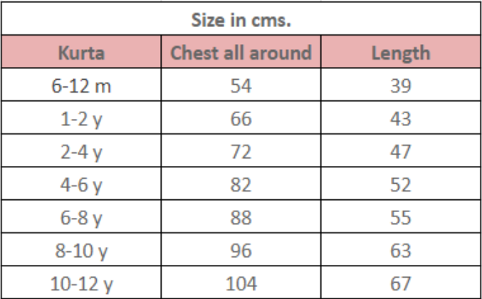 Size guide