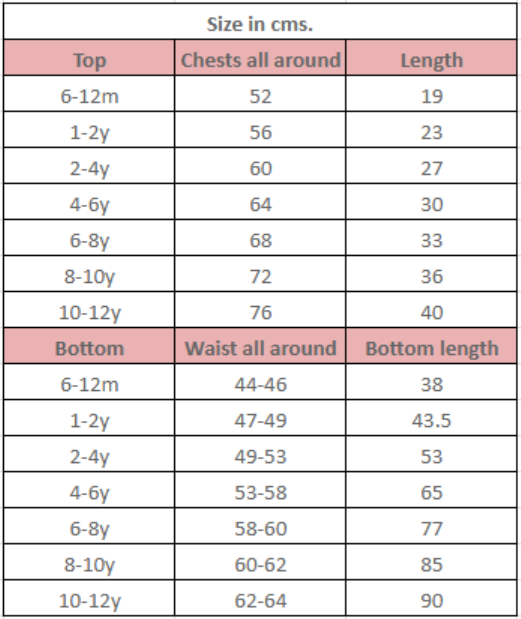 Size guide