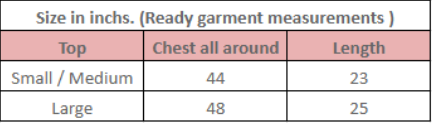 Size guide