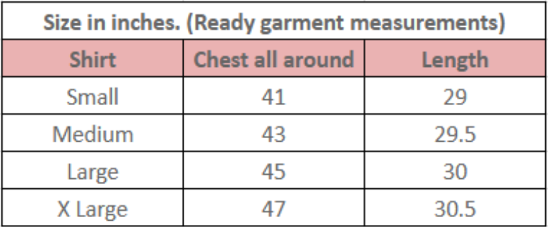 Size guide