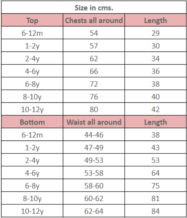 Size guide