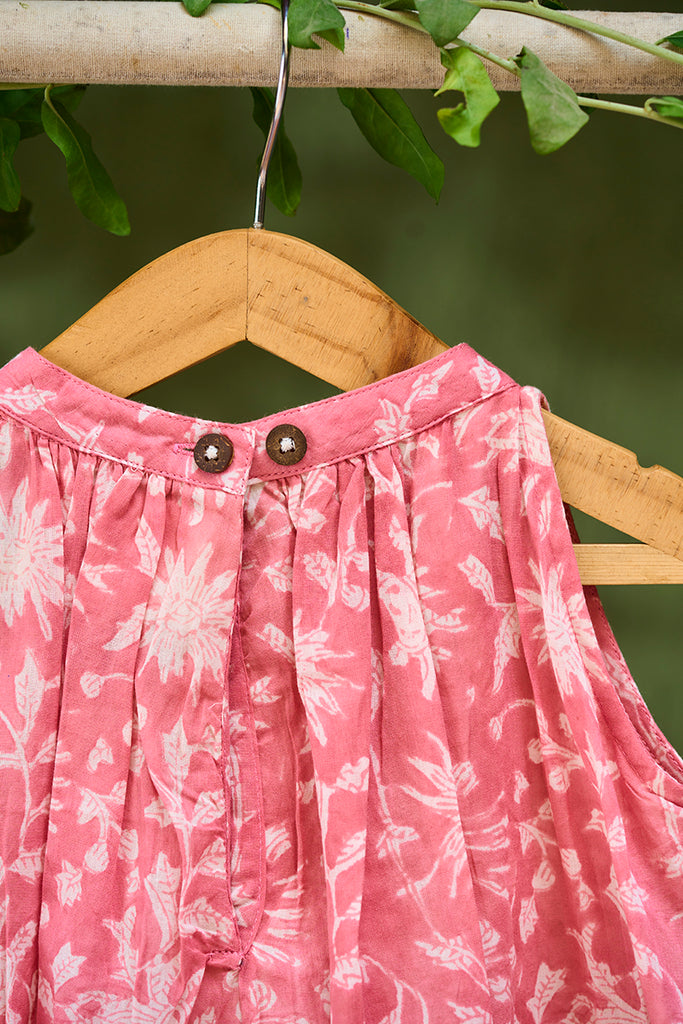 halter-neck-summer-dress-in-pink-floral-handblock-print-for-girls