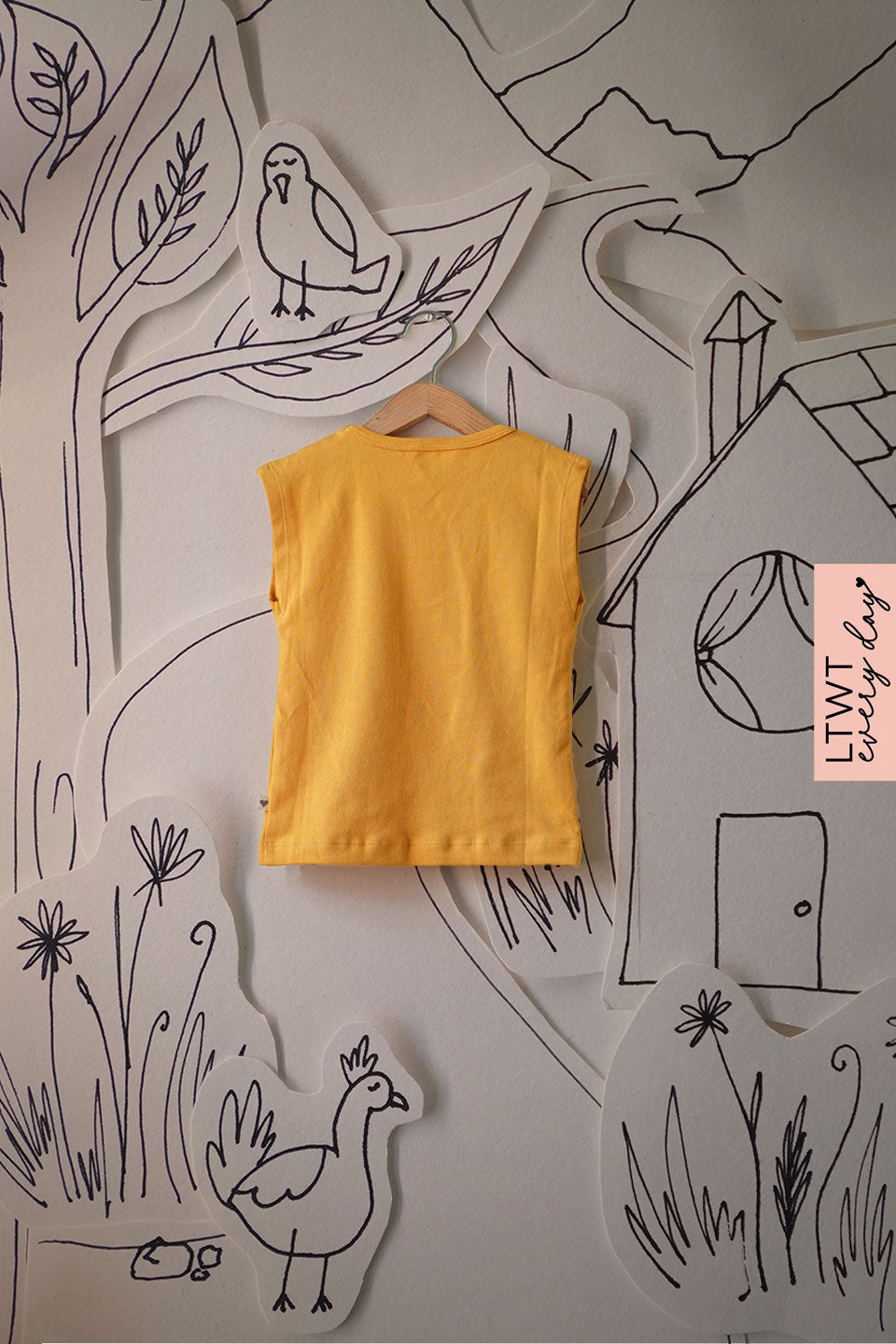 Girls-boys-tee-in-yellow