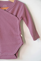 Baby-romper-for-girls-boys-mauve-purple
