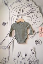 Baby-romper-for-girls-boys-olive-green
